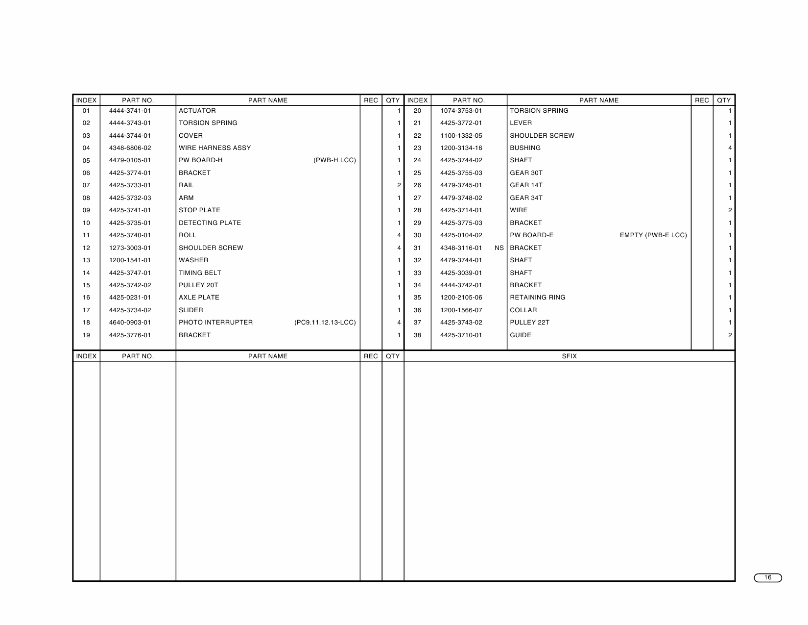 Konica-Minolta Options PF-122 Parts Manual-6